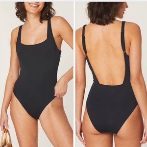 NWT Andie Swim The Rye One Piece Swimsuit Black Size Small S NEW